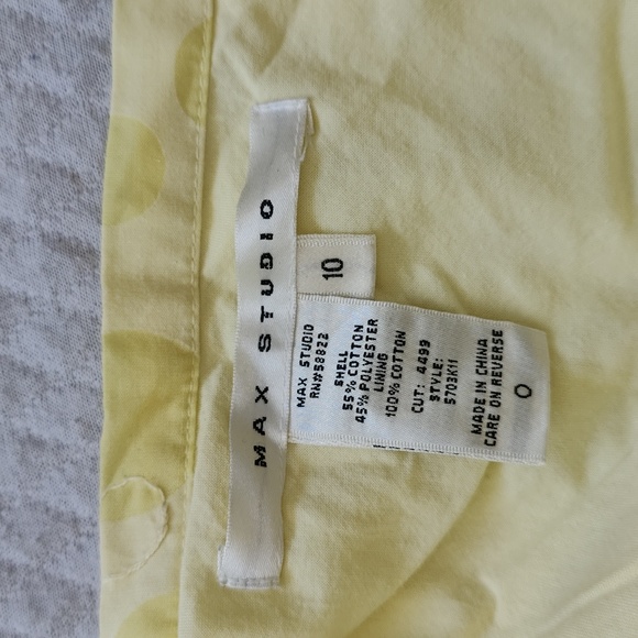 Max Studio Skirt Cotton Size 10 - Picture 4 of 4